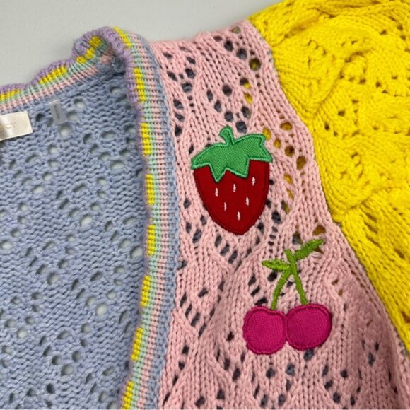 LoveShackFancy Brody Oversized Knit Cardigan - Picture 10 of 13